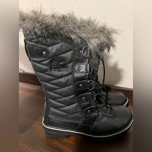 Sorel Women's Waterproof Tofino Il Boots Womens 6 Black Stone